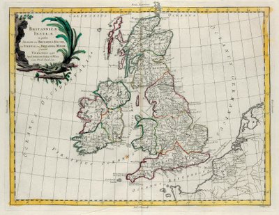 アントニオザッタによって1785年にヴェネツィアで出版された最新のアトラスのトメIから取ったG.ズリアーニによる彫刻 作： G. Zuliani