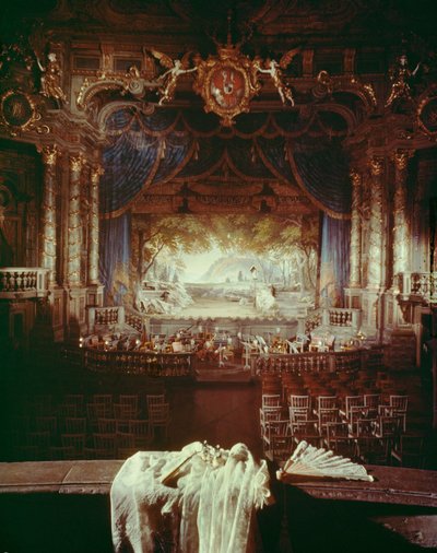 マルクグレイヴァイン・オペラハウスの箱からの眺め... 作： G. and Carlo Galli Bibiena