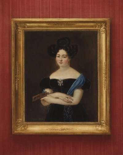 見知らぬ女性の肖像 作： Gabriel Aristide Passot