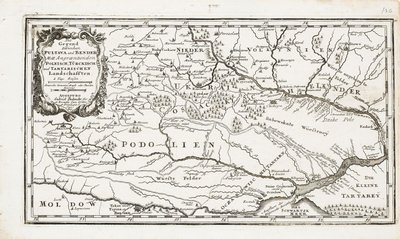 ポルタバとベンダーの両方を示す地図 作： Gabriel Bodenehr the Elder