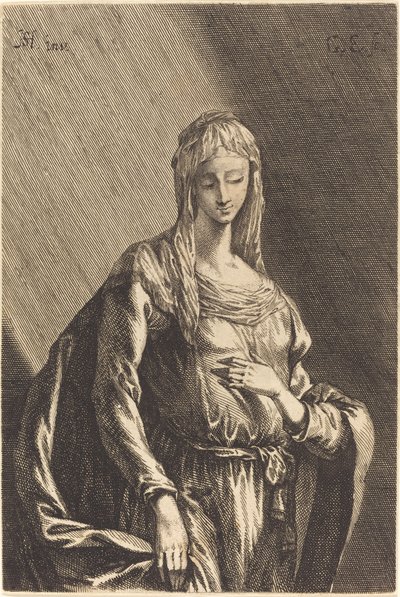 処女 作： Gabriel Ehinger after Johann Heinrich Schönfeld