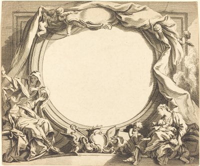 信仰と慈善 作： Gabriel Huquier after François Boucher