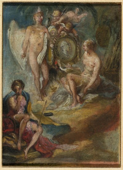 アレゴリー 作： Gabriel Jacques de Saint Aubin