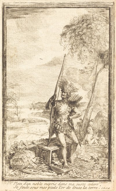 口絵: Allegorical Composition (Composition allegorique) 作： Gabriel Jacques de Saint Aubin