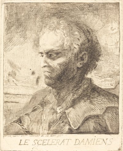 ダミアンは犯罪者 作： Gabriel Jacques de Saint Aubin