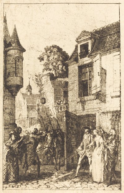 私たちはすべてを考えることはありません 作： Gabriel Jacques de Saint Aubin