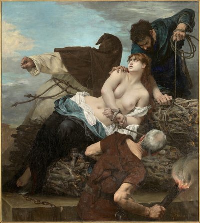 スペインの異端審問の様子 作： Gabriel Joseph Marie Augustin Ferrier