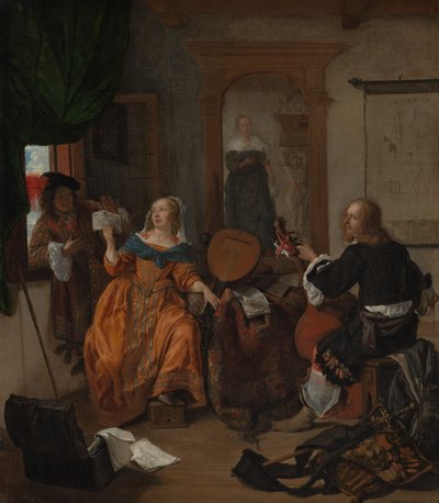 ミュージカルパーティー 作： Gabriel Metsu