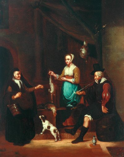 家禽商人 作： Gabriel Metsu