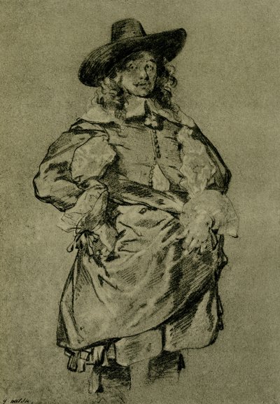 若い男の肖像 作： Gabriel Metsu
