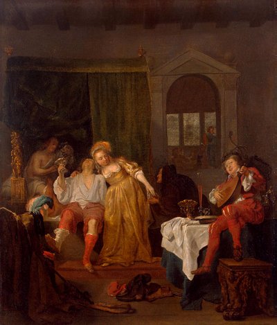 放蕩息子のたとえ話、1640年代。 作： Gabriel Metsu