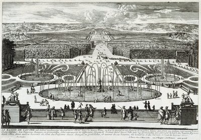ヴェルサイユ宮殿の庭園にあるラトナの水盤 - ペレル作、17世紀後半 作： Gabriel Perelle