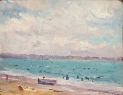 「サン・マロのビーチ」、1881～1935年 作： Gabriel Thompson