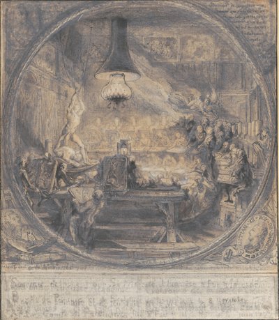 国王クリスチャン 7 世の Det kgl への訪問。 パリのフランス芸術アカデミー、11 月 8 日。 1768年。 作： ガブリエル・ド・サン・トーバン