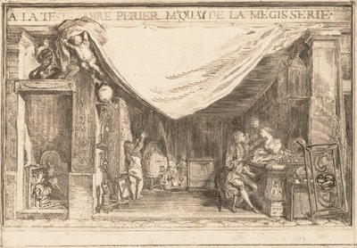 M.ペリエの店、鉄工商人、1767年。 作： ガブリエル・ド・サン・トーバン