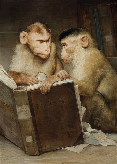 学者 作： Gabriel von Max