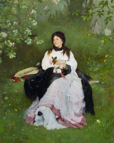 春のおとぎ話 作： Gabriel von Max
