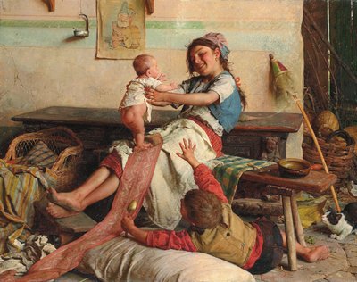 兄弟愛情;兄弟愛情c。 1900 作： Gaetano Chierici