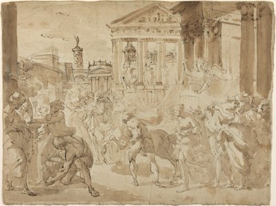 古代ローマの凱旋行列 作： Gaetano Gandolfi