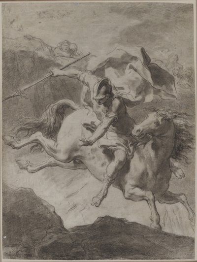 マーカスクルティウスの死、1799年。 作： Gaetano Gandolfi