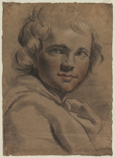 若い男の頭 (直腸) 作： Gaetano Gandolfi