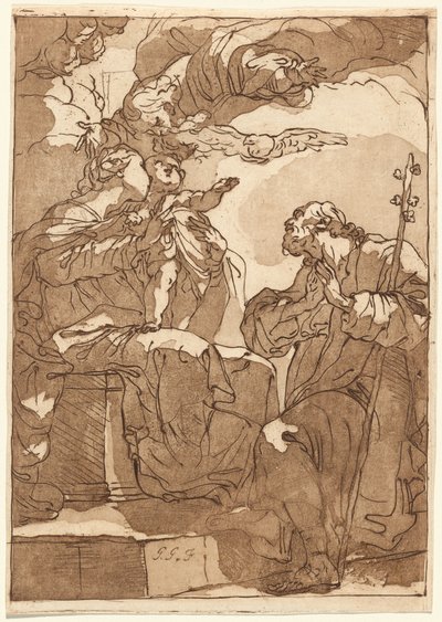 父なる神との聖家族 作： Gaetano Gandolfi