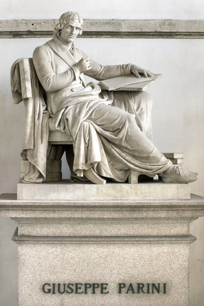 ジュゼッペパリーニの像、1838 作： Gaetano Matteo Monti