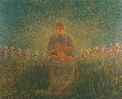 百合のマドンナ 作： Gaetano Previati