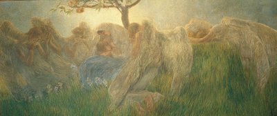出産 作： Gaetano Previati
