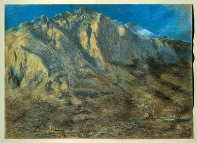 マウント・レゼゴーヌ 作： Gaetano Previati