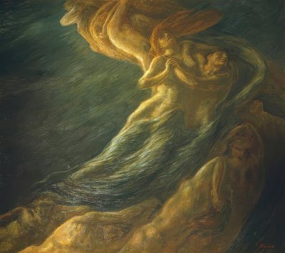 パオロとフランチェスカ、1901、 作： Gaetano Previati