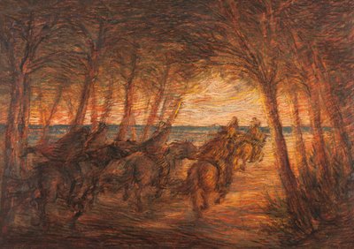乗る 作： Gaetano Previati