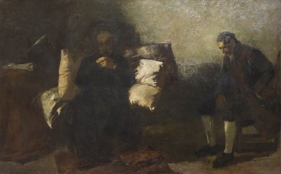 カルロ・アルベルトの最後の時間、ポルト 作： Gaetano Previati