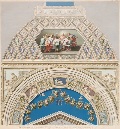 ベゼルと秘跡のあるアーチ型のフィールド。 1774 作： Gaetano Savorelli