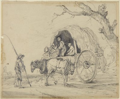 少年、馬、荷車 作： ゲインズバラデュポン