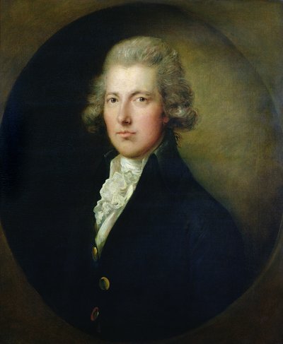 ウィリアム・ピット・ザ・ヤンガーの肖像（1759-1806） 作： Gainsborough Dupont
