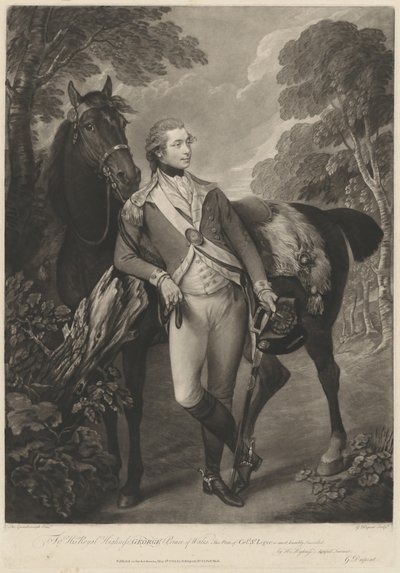 セントレジャー大佐 作： Gainsborough Dupont after Thomas Gainsborough
