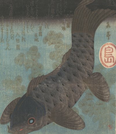 鯉と松。 作： Gakutei