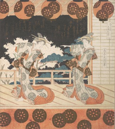 19世紀の古市舞4点セットの第1番。 作： Gakutei