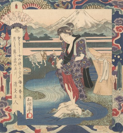 プリント、カリフォルニア州。 1830年。 作： Gakutei