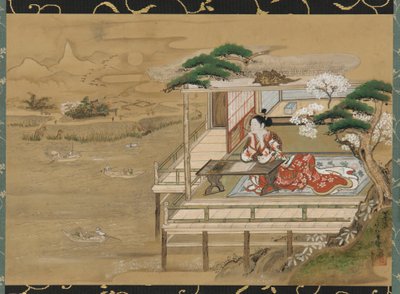 紫 式部 コンポ新ｇ テェ たぇ おｆ 源氏 あｔ 石山寺 作： Gakutei Harunobu