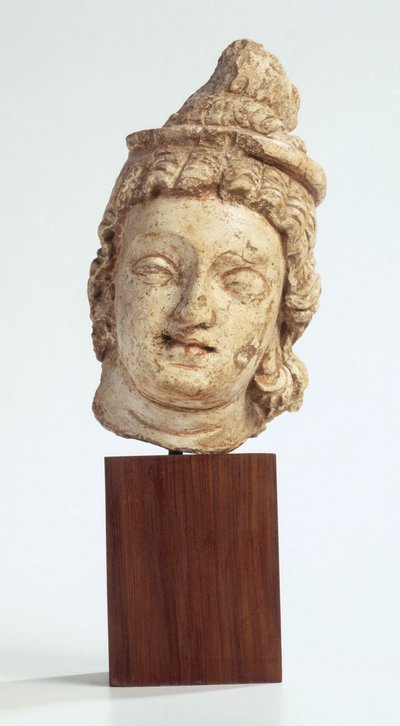 菩薩、クシャン朝、100-400（漆喰） 作： Gandhara School