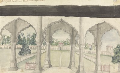 オーランガバードのモンガル庭園 作： Gangaram Chintaman Tambat