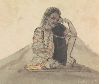 黒いショールの男 作： Gangaram Chintaman Tambat