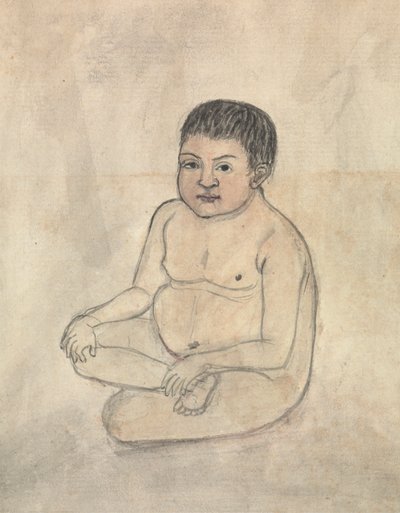 裸の子供 作： Gangaram Chintaman Tambat
