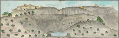 Doomar Leyna の滝、雨が降らない限り乾いている 作： Gangaram Chintaman Tambat