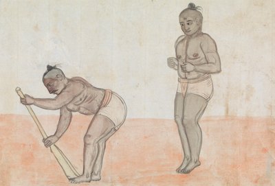 Dois Jeyties se exercitando 作： Gangaram Chintaman Tambat