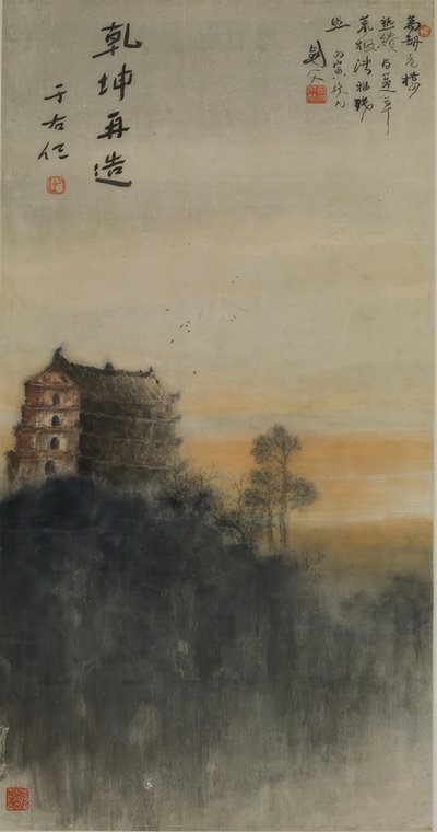 五階建てのパビリオン 作： Gao Jianfu