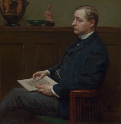チャールズ・ローレンス・ハッチンソンの肖像、c。 1902年。 作： Gari Melchers