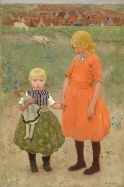 シスターズ、c。 1895年。 作： Gari Melchers